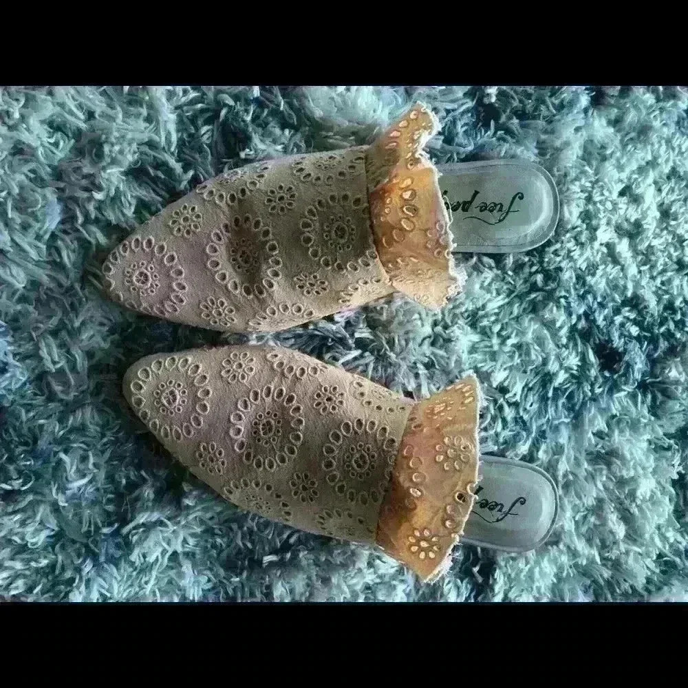 Free People Sienna Mule Coral NWT Size 39 - Picture 5 of 8